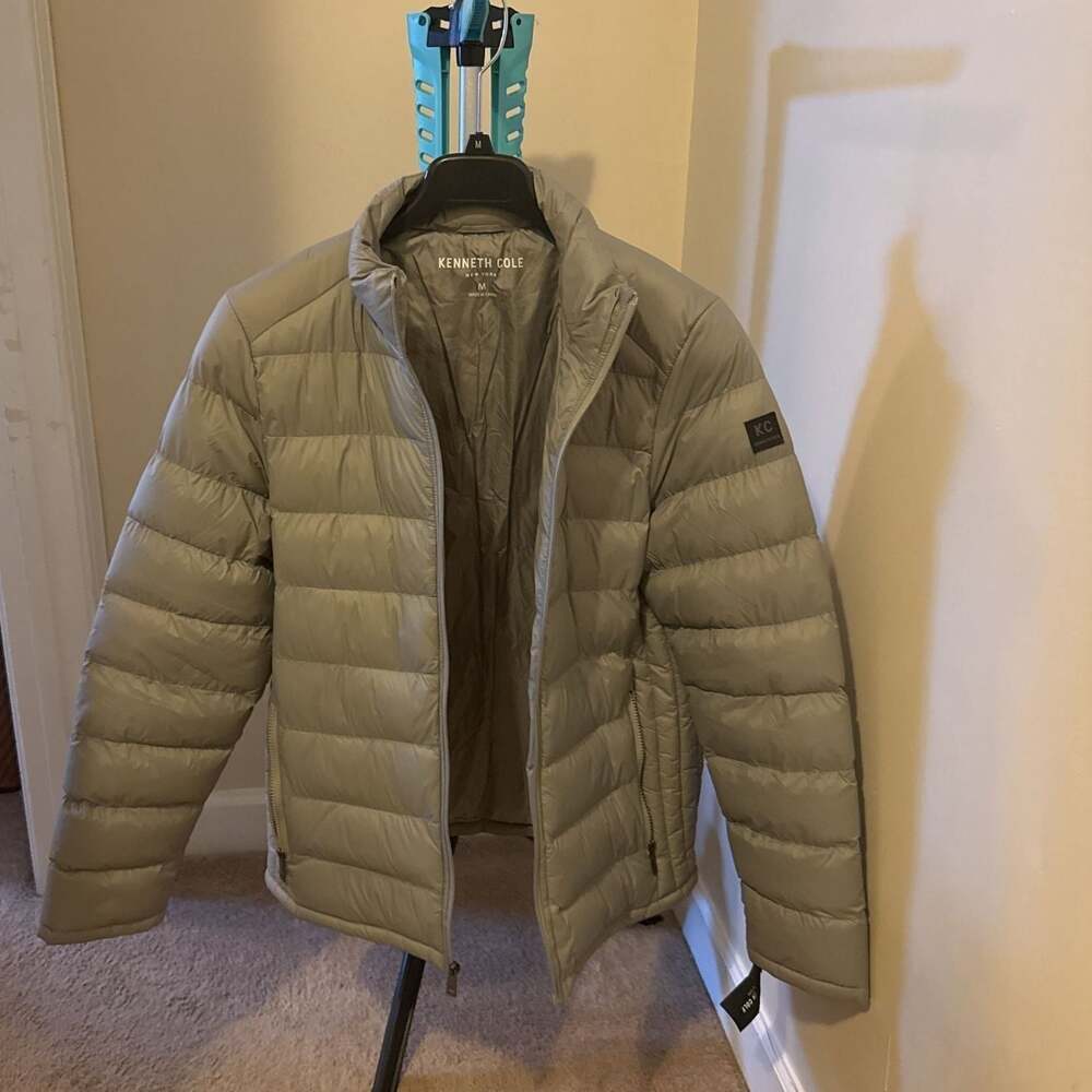 Kenneth Cole New York Men's Puffer Jacket - grey Brand New with tags